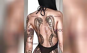 Nowa wydziarana zdzirka